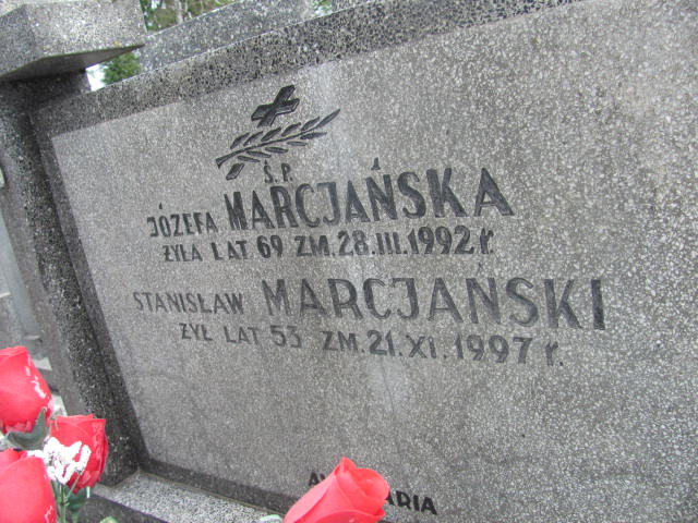 Stanisław Marcjański 1944 Pułtusk św. Mateusza - Grobonet - Wyszukiwarka osób pochowanych